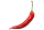 Pepers rood 100 gram
